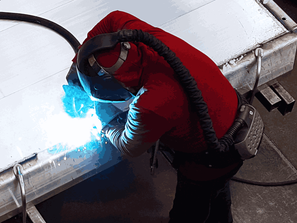 Welding trailer